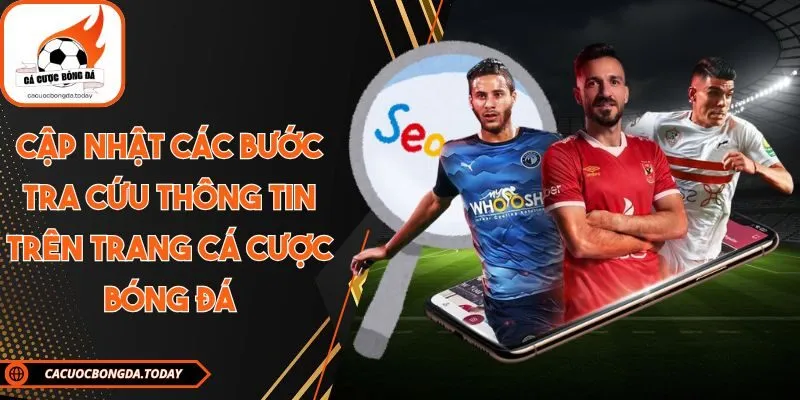 Cập nhật các bước tra cứu thông tin trên trang Cá cược bóng đá
