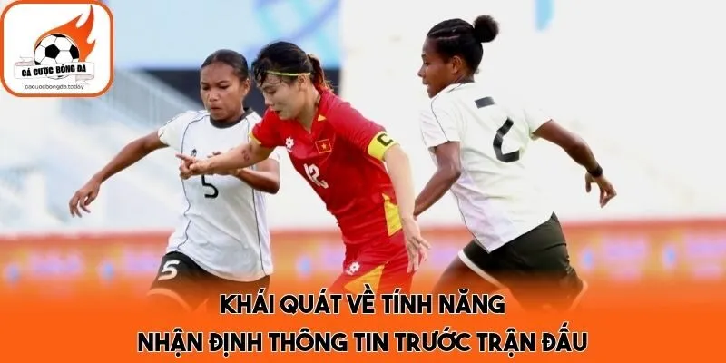 Khái quát về tính năng nhận định thông tin trước trận đấu